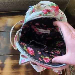 Betsy Johnson floral backpack